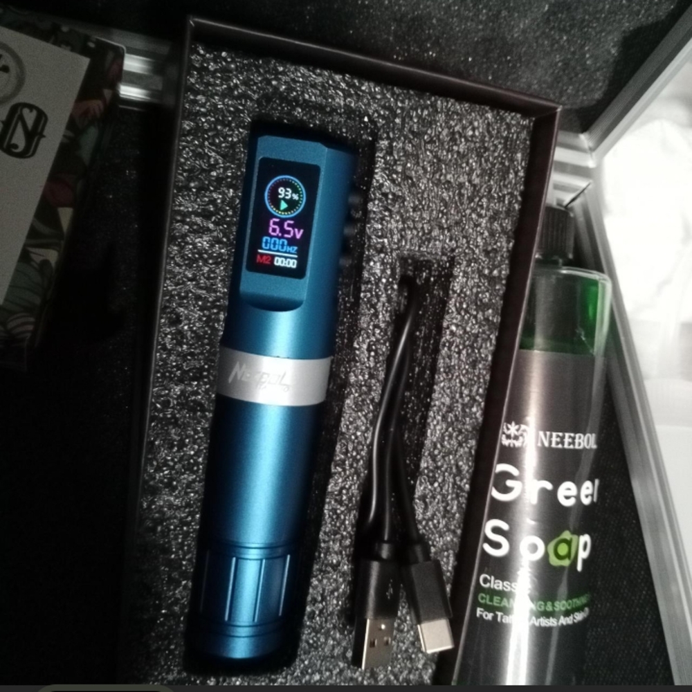 NeeBol Blue Tattoo Machine Kit